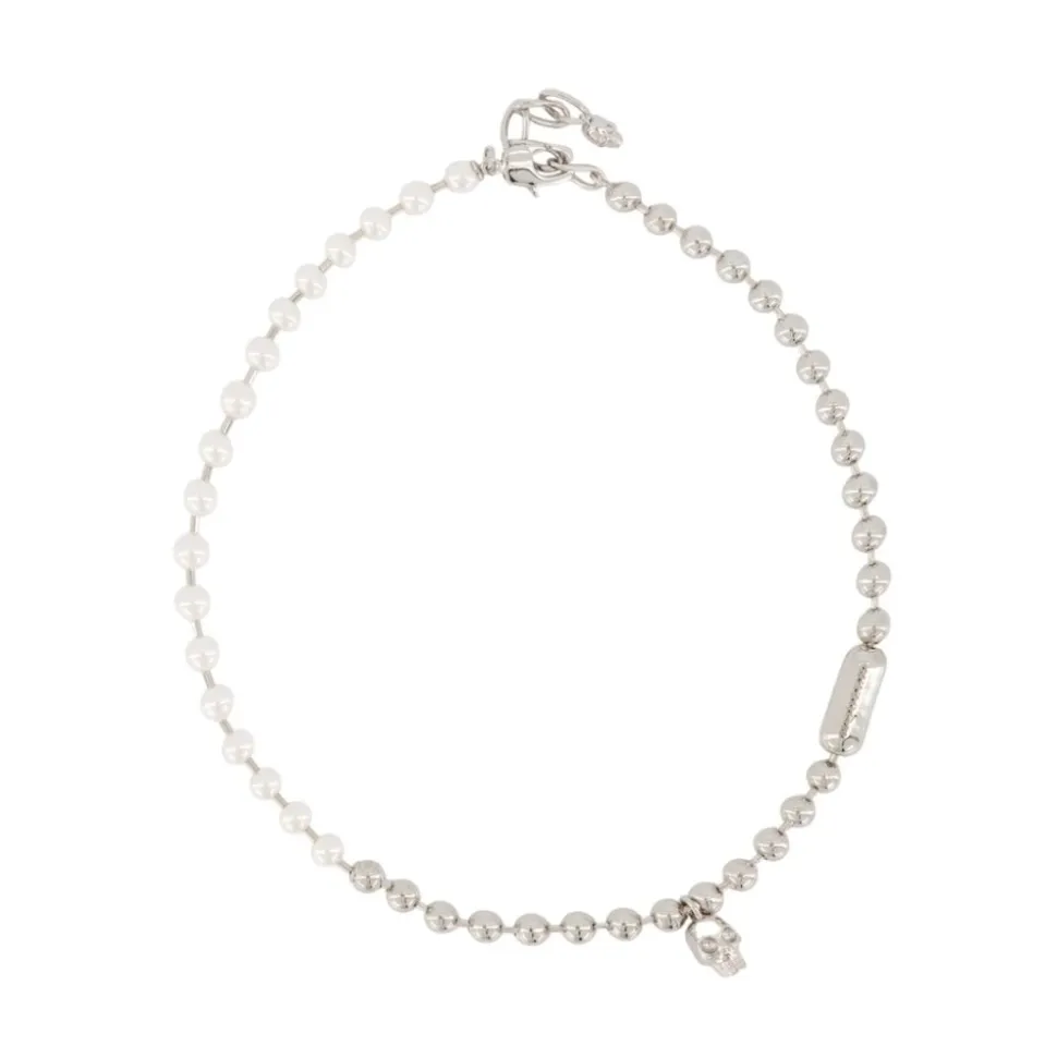 Skull & Pearl Necklace