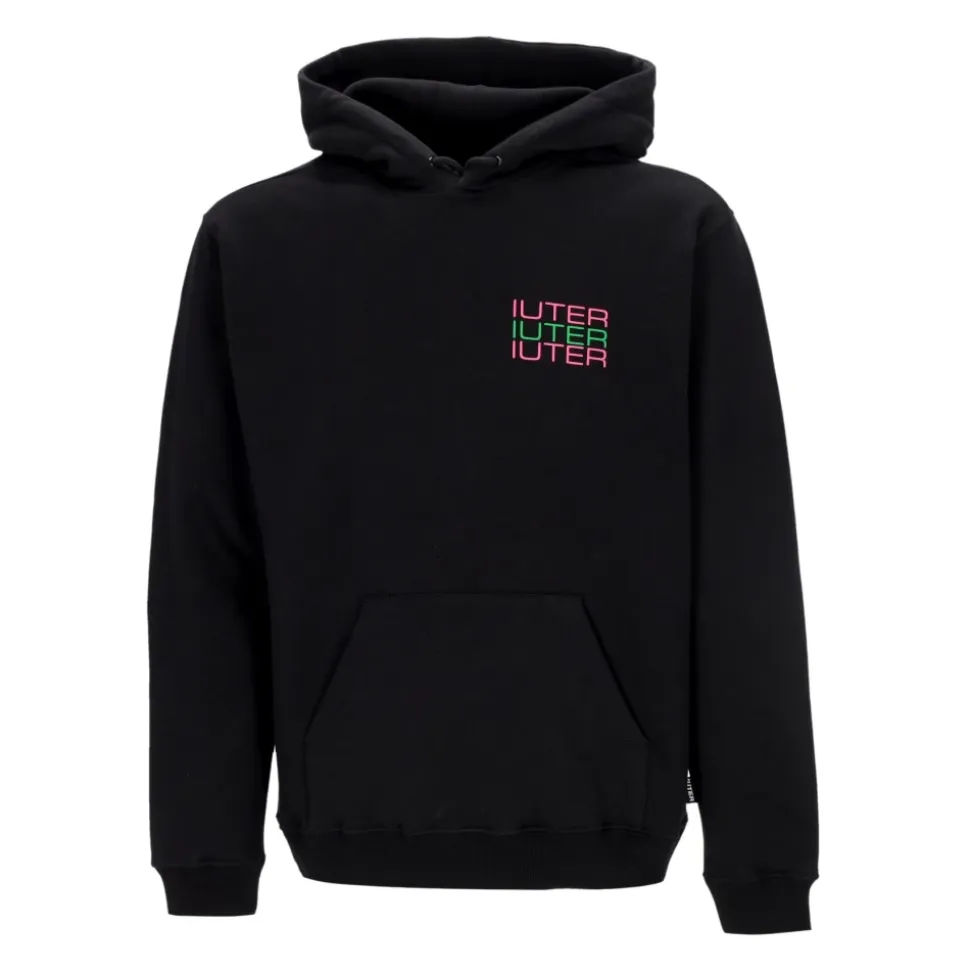 Skull Spine Hoodie Black Long Sleeve