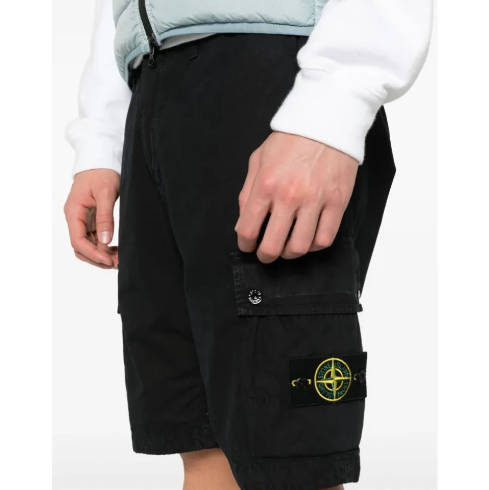 Slim-fit Cargo Bermuda Shorts