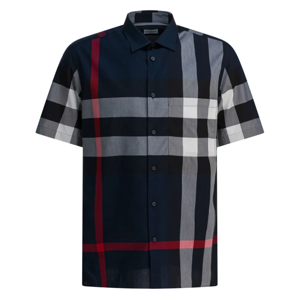 Slim Fit Check Cotton Shirt