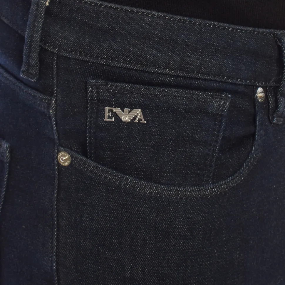 Slim Fit Dark Denim Jeans
