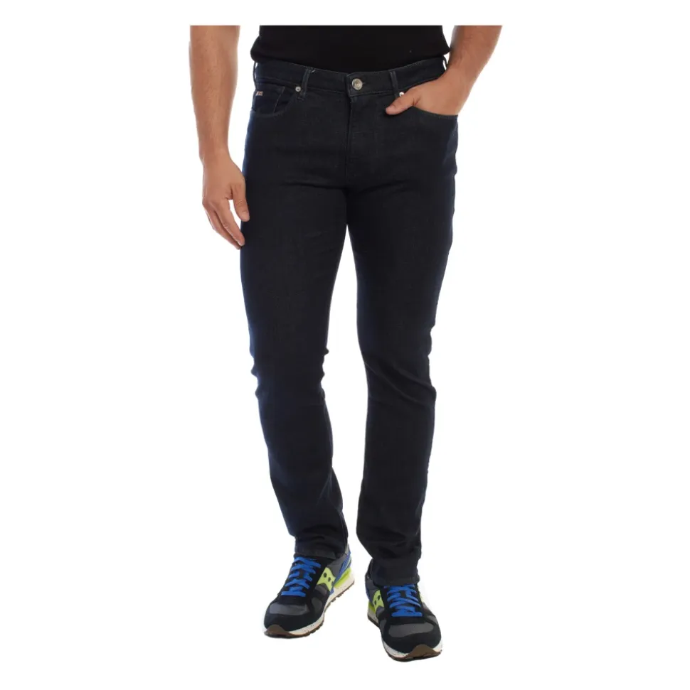 Slim Fit Dark Denim Jeans