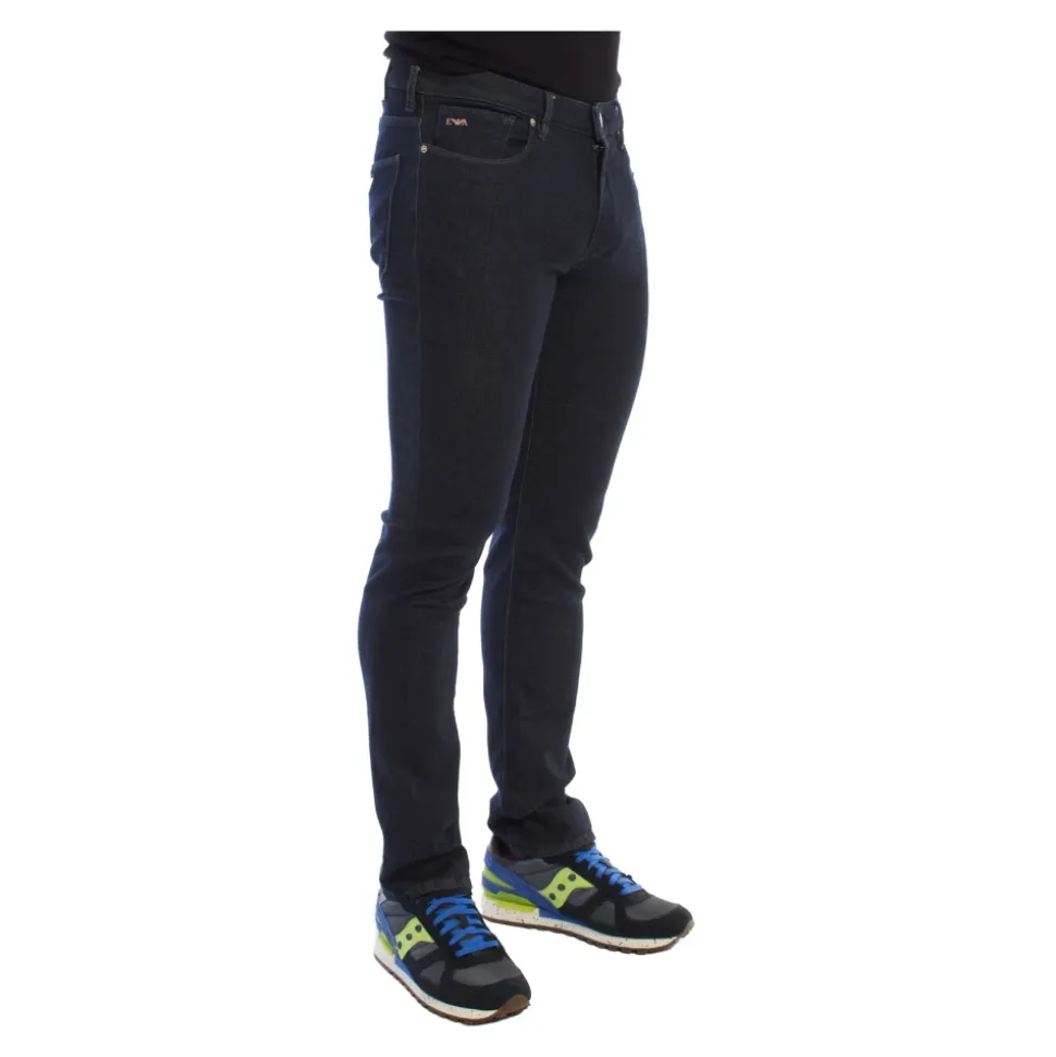 Slim Fit Dark Denim Jeans