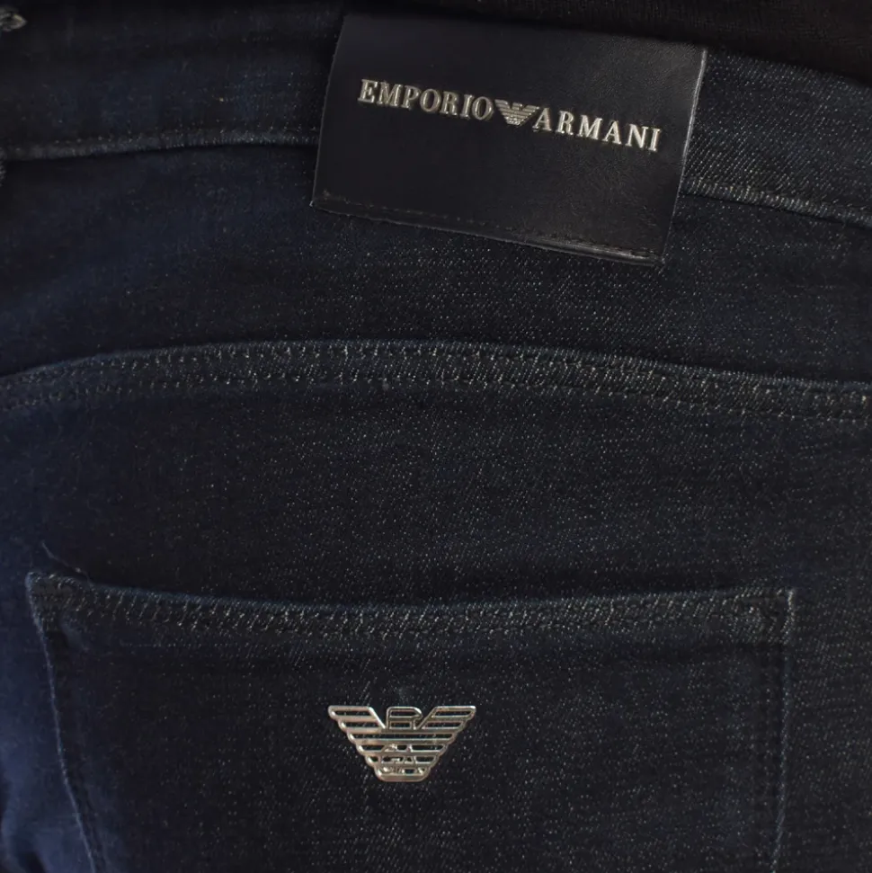 Slim Fit Dark Denim Jeans