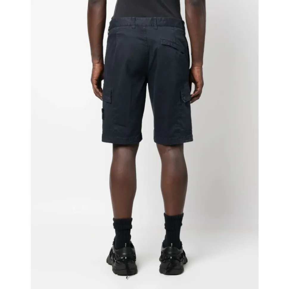 Slim-Fit OLD Effect Cargo Shorts
