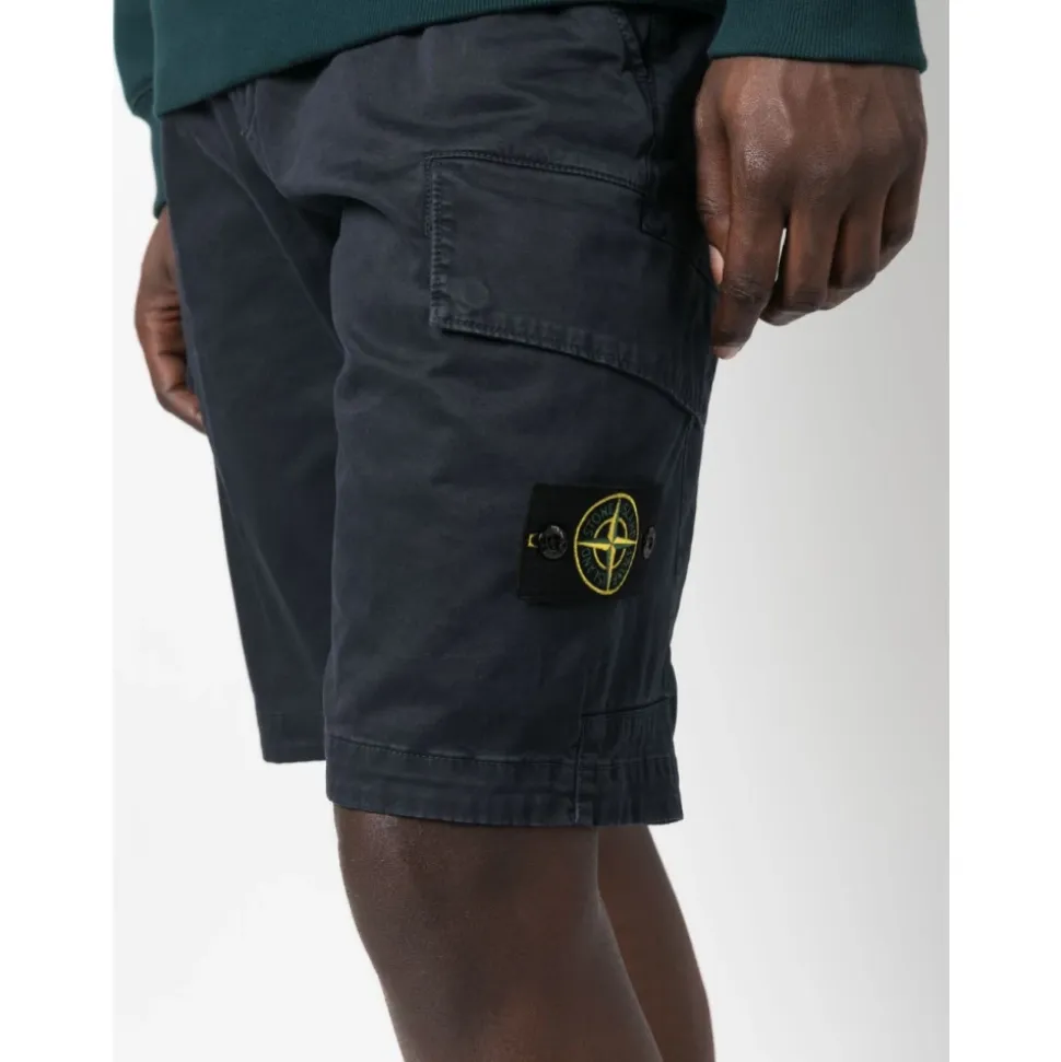 Slim-Fit OLD Effect Cargo Shorts