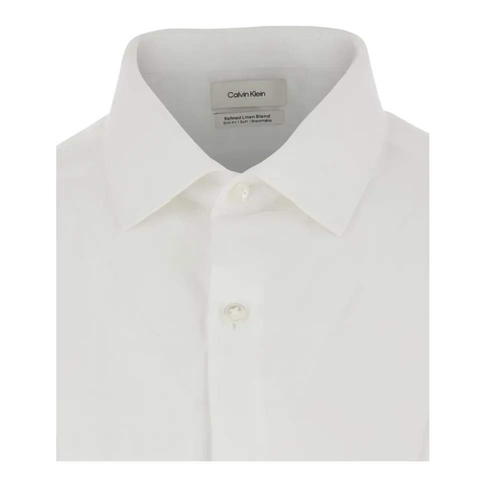 Slim Linen Blend Shirt