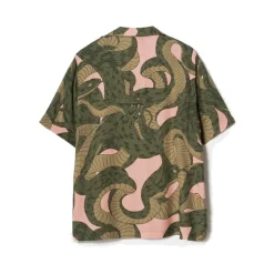 Snakeskin Vacation Shirt Sakura-S