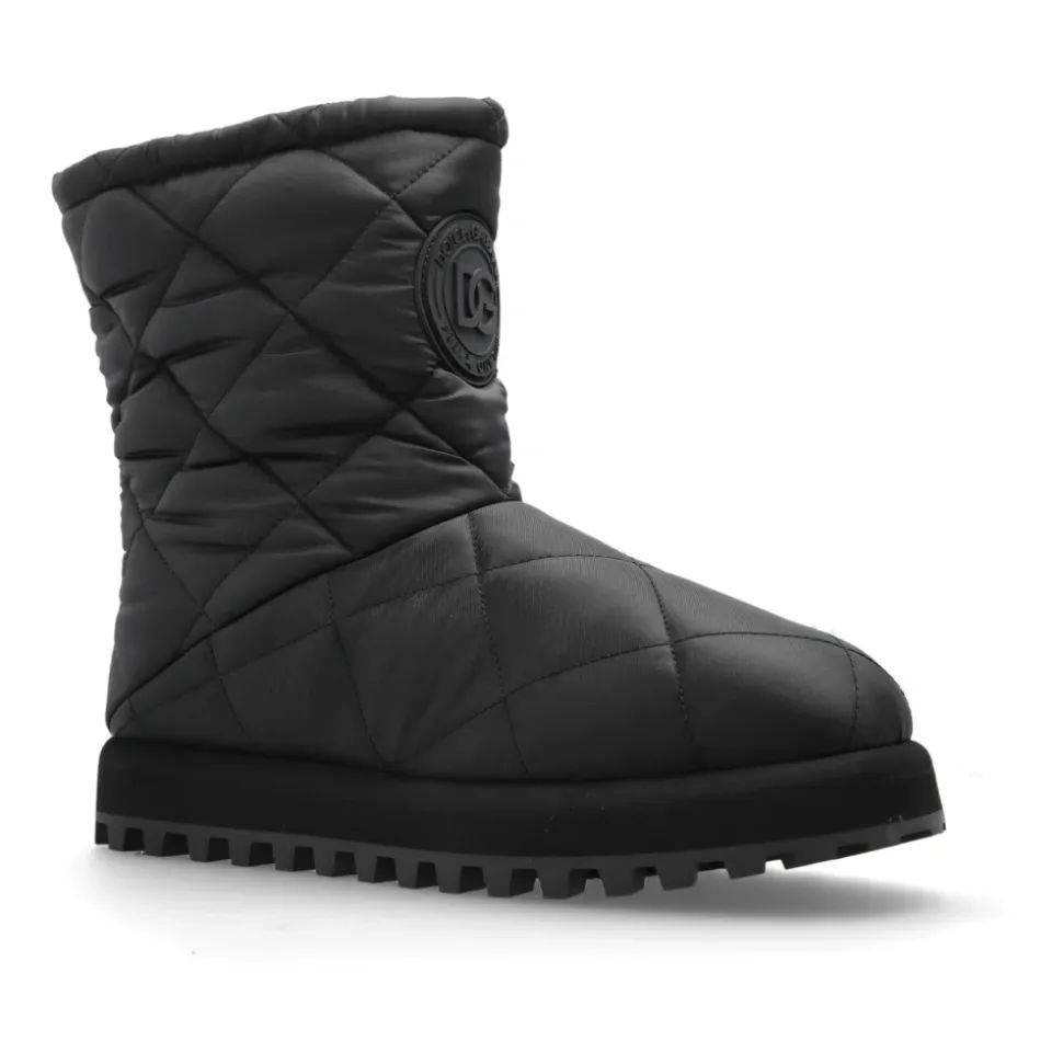 Snow boots with logo