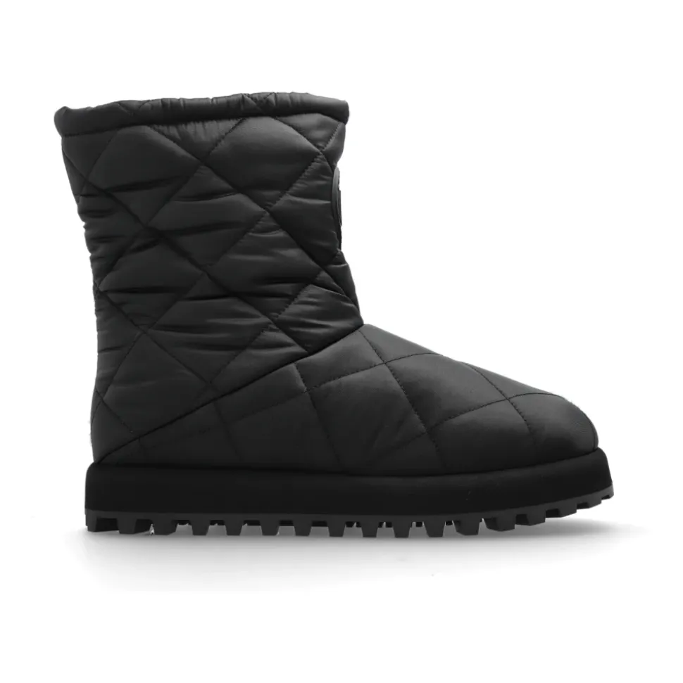 Snow boots with logo