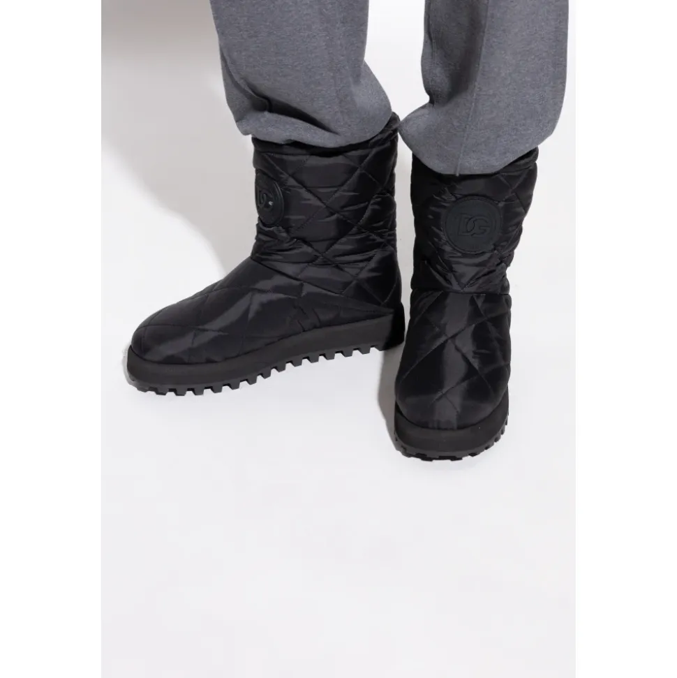 Snow boots with logo
