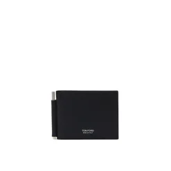 Soft Grain Leather Money Clip Wallet