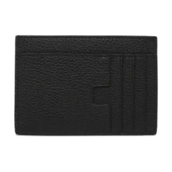 Soft Grain Leather T Line Oversize Card Holder