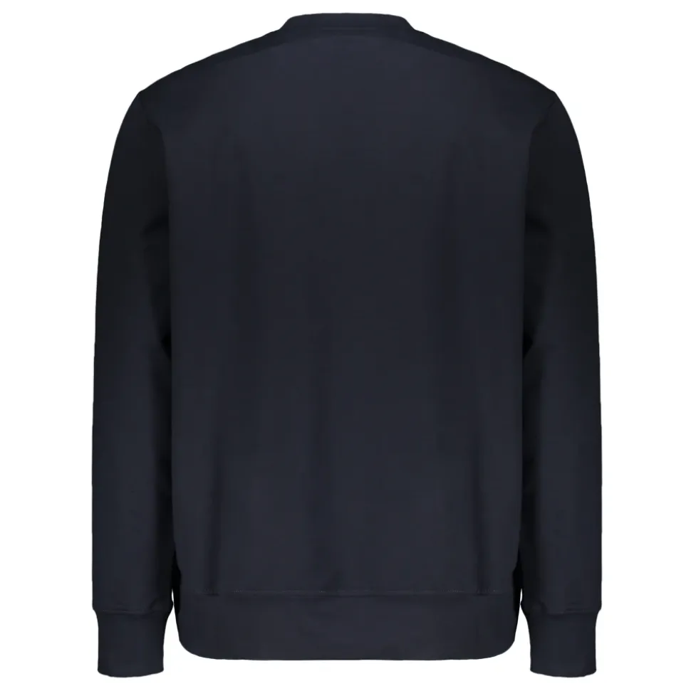 Soft Sweatshirt with Round Collar