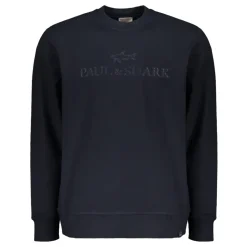 Soft Sweatshirt with Round Collar
