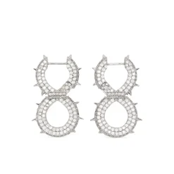 Spiked Hoop Earrings