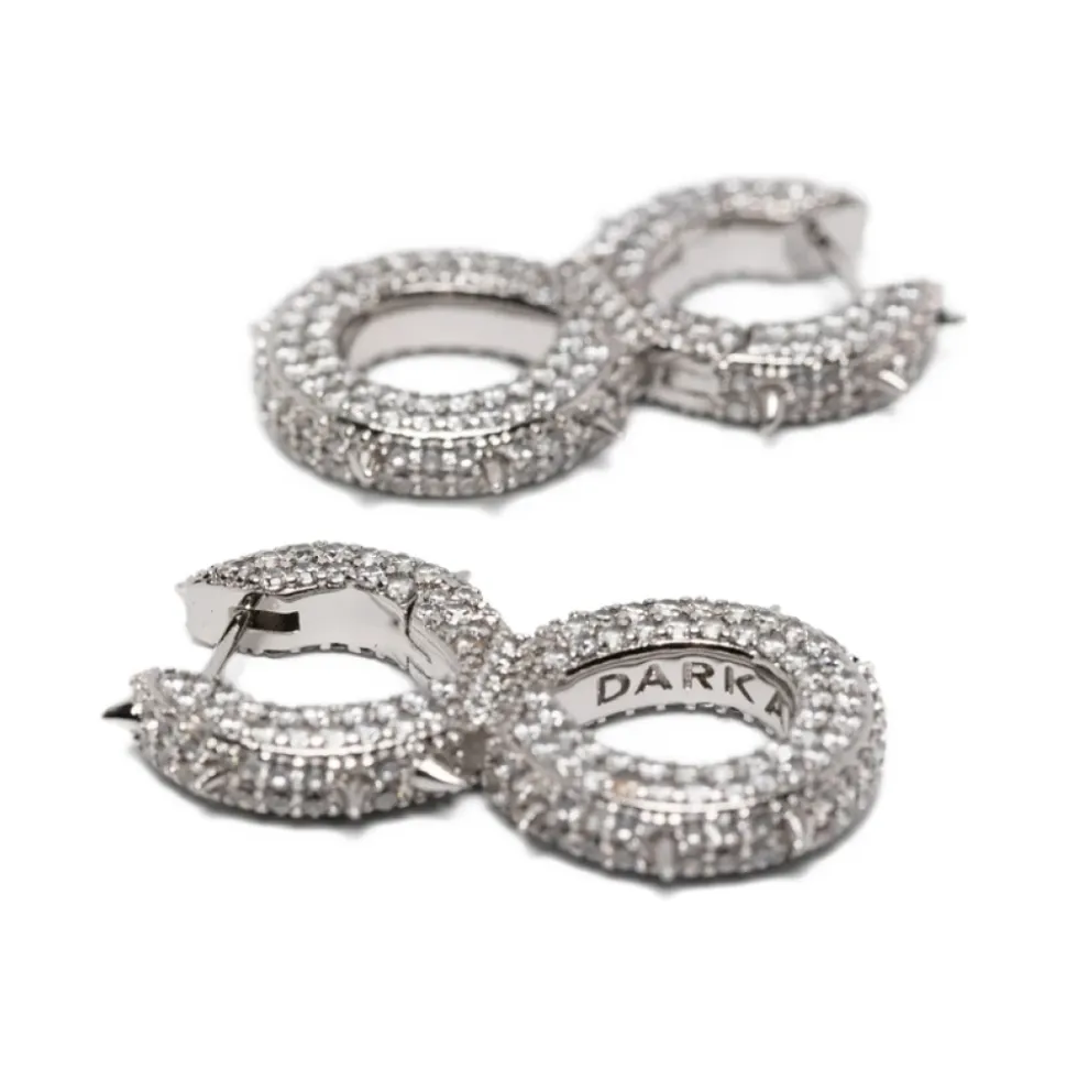 Spiked Hoop Earrings