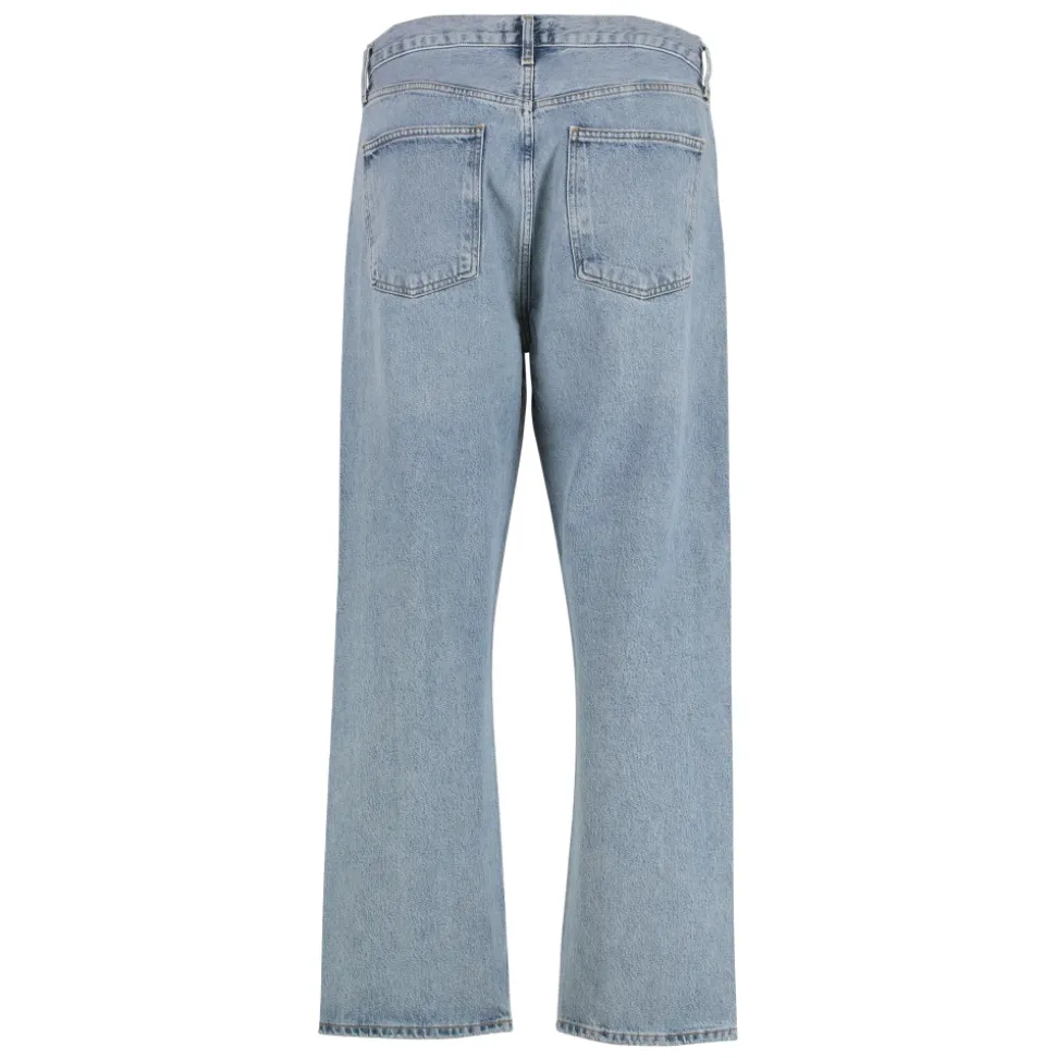90's 5-pocket straight-leg jeans