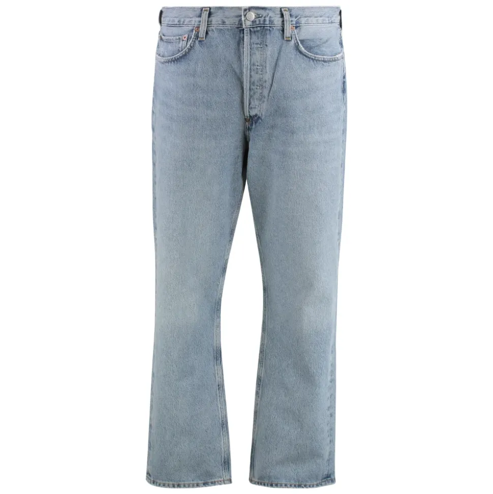 90's 5-pocket straight-leg jeans