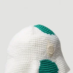 Spot Knit Bucket Hat