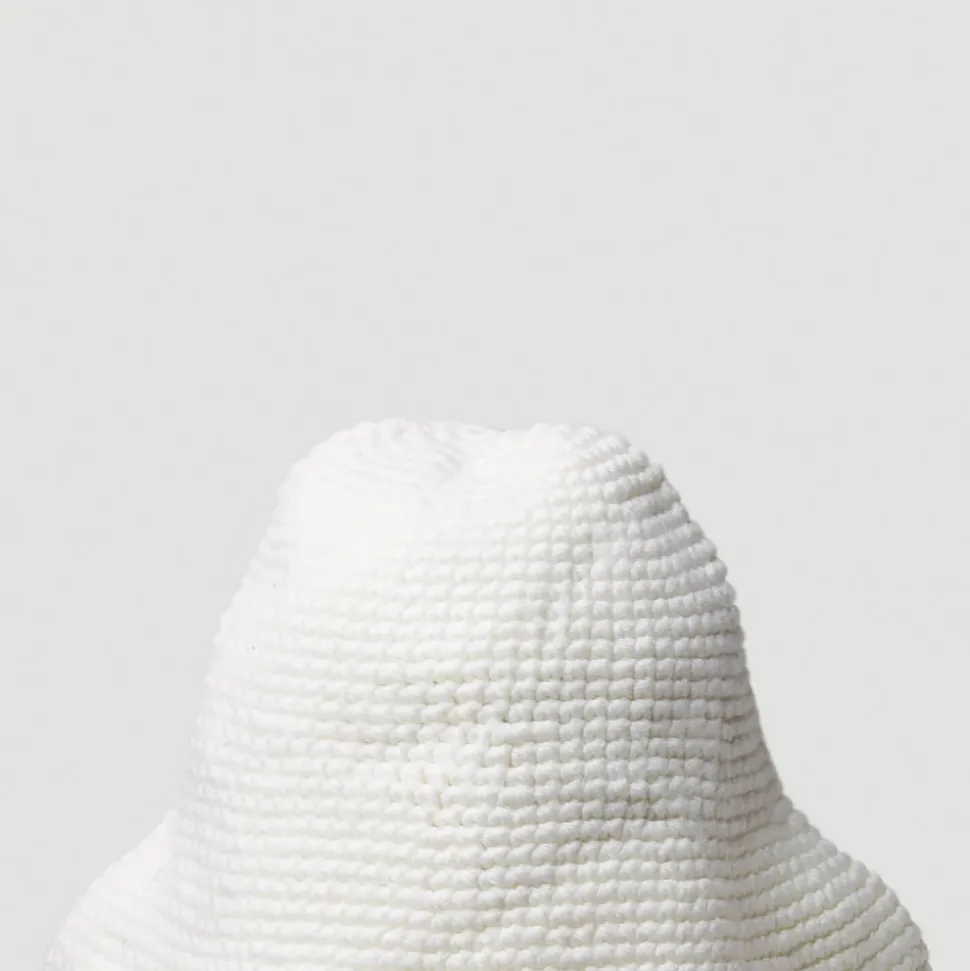 Spot Knit Bucket Hat