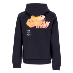 Statement Fleece Hoodie Black