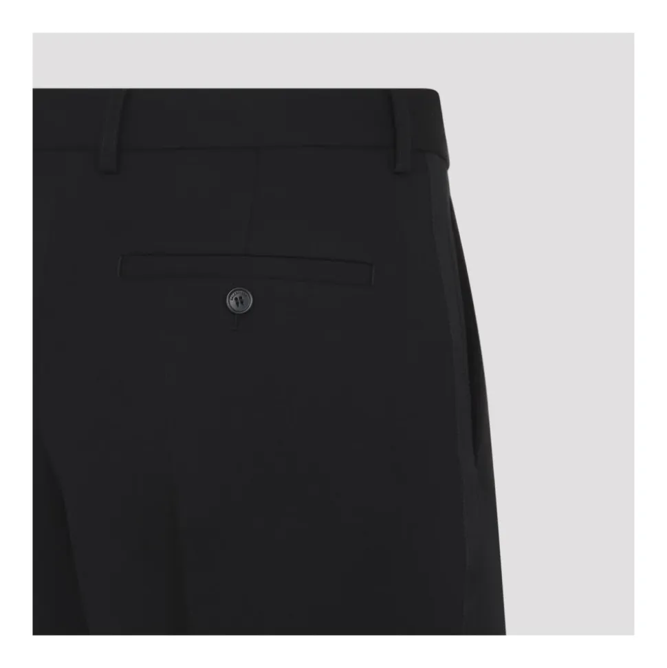 Straight Leg Tailored Trousers