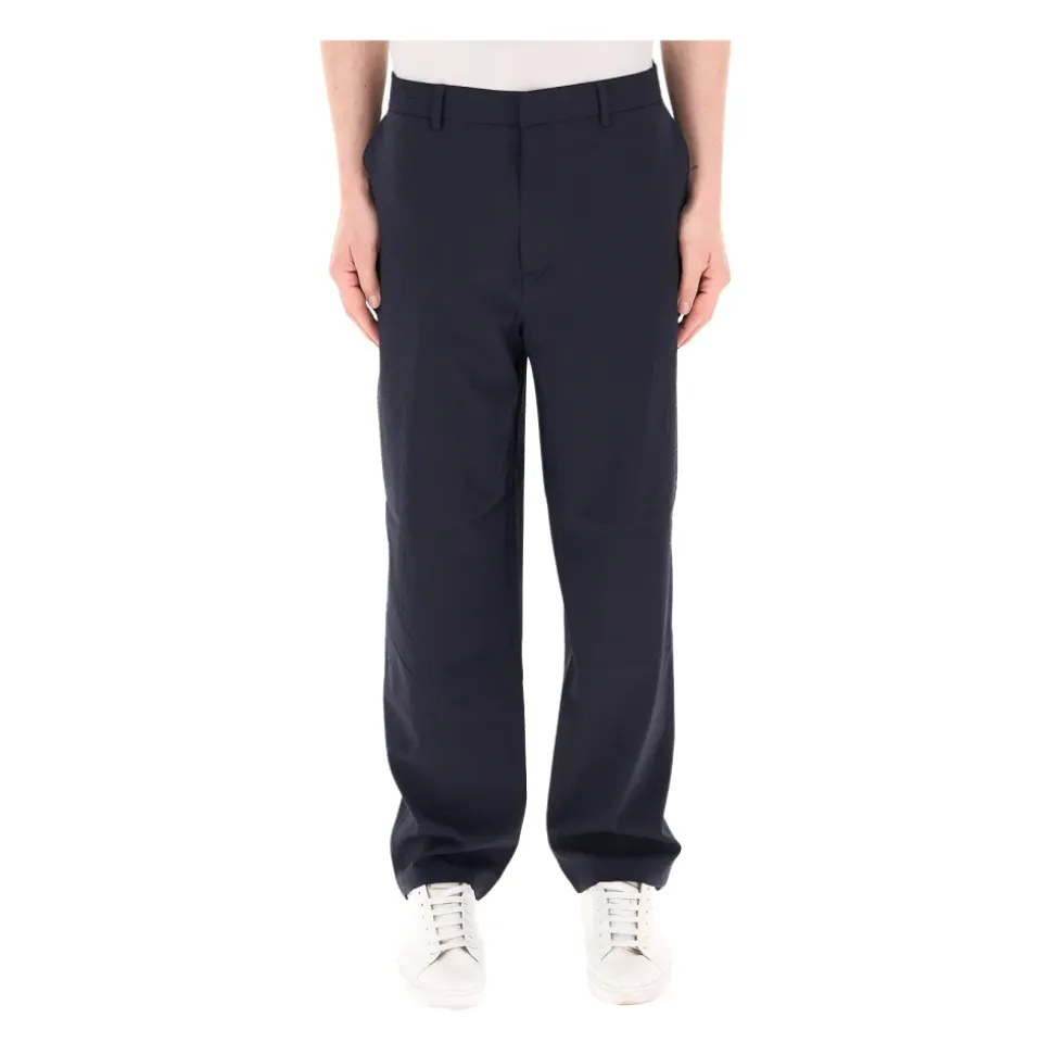 Straight Trousers with Lyocell