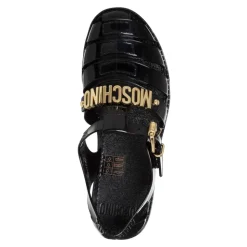 Strap Closure Plain Jelly Sandals