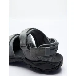 Strap Sandals with Logo Applique