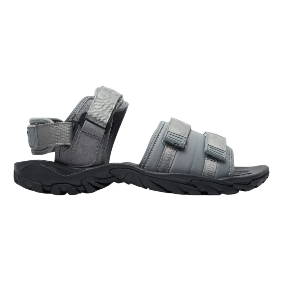 Strap Sandals with Logo Applique