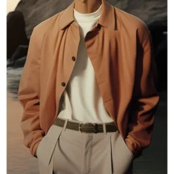 Stretch Belt Range Elast in Cotton and Leather