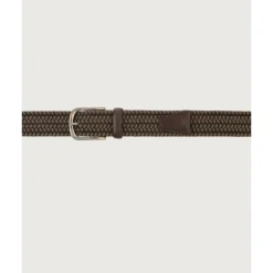 Stretch Belt Range Elast in Cotton and Leather