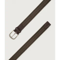 Stretch Belt Range Elast in Cotton and Leather