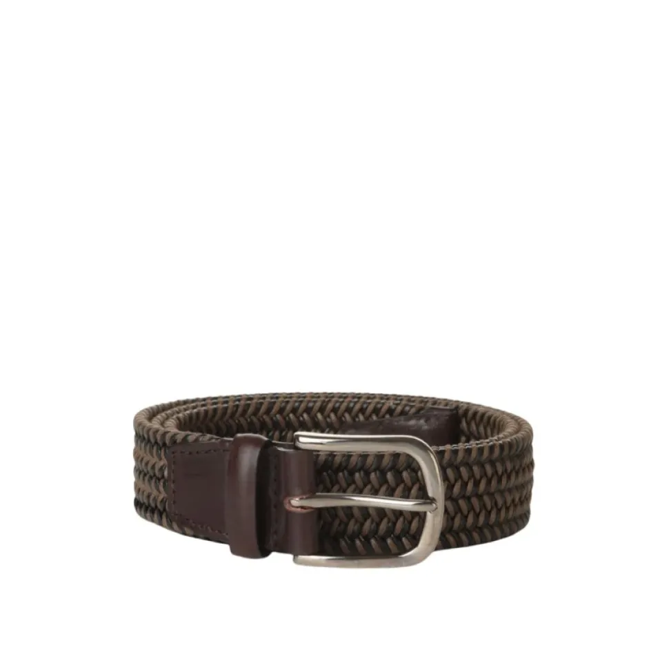 Stretch Belt Range Elast in Cotton and Leather
