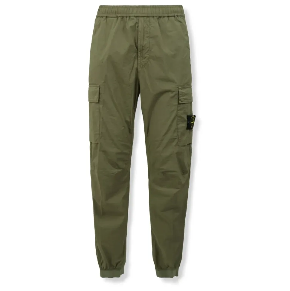 Stretch Cotton Parachute Cargo Trousers