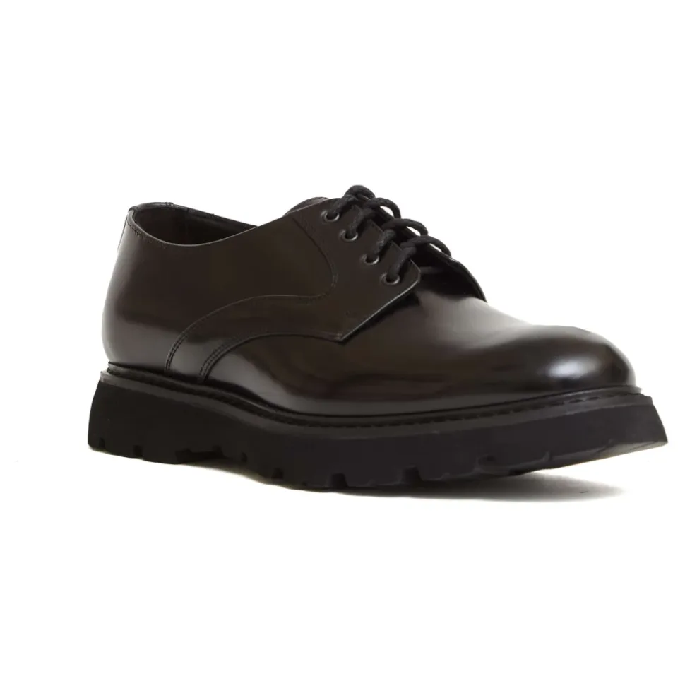 Stringata Derby Pelle