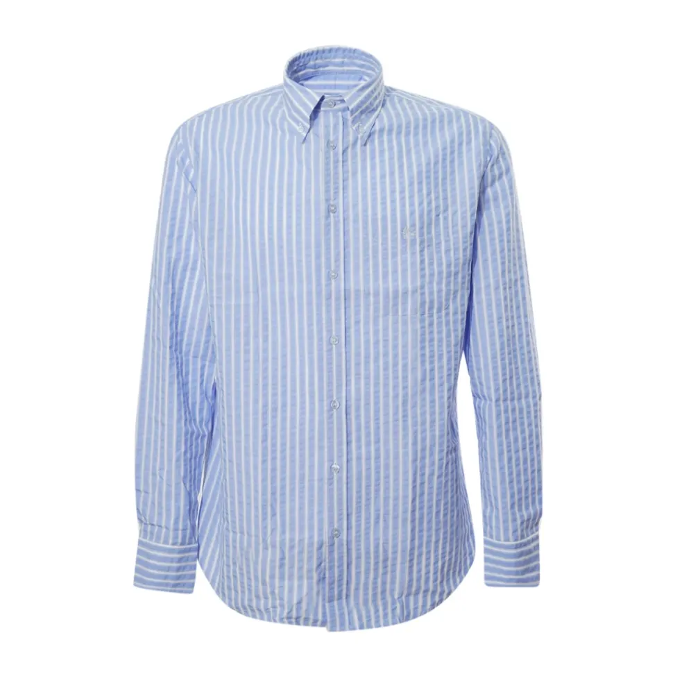 Striped Button-down Shirt