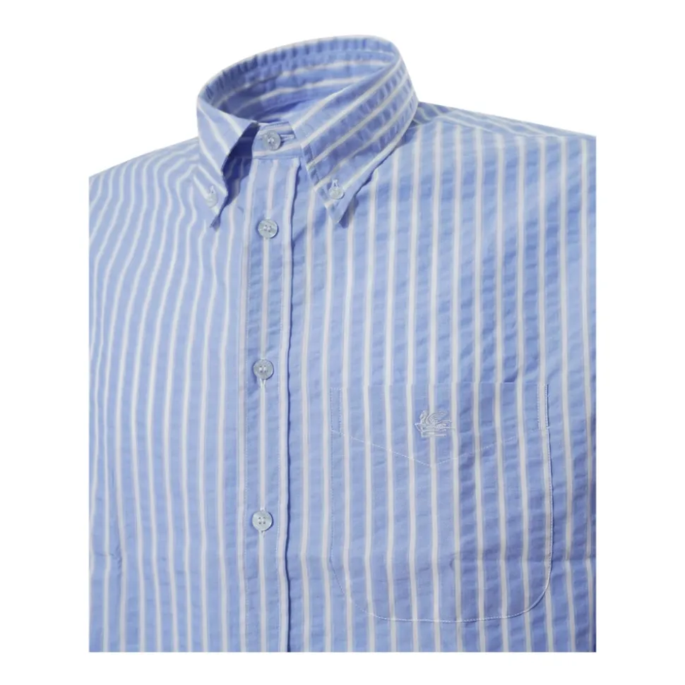 Striped Button-down Shirt