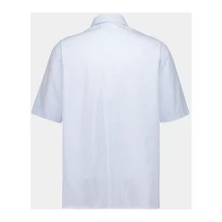 Striped Cotton Short Sleeve Shirt