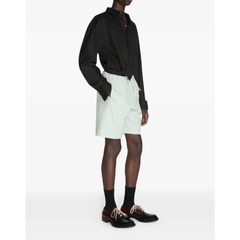 Striped Drawstring Shorts