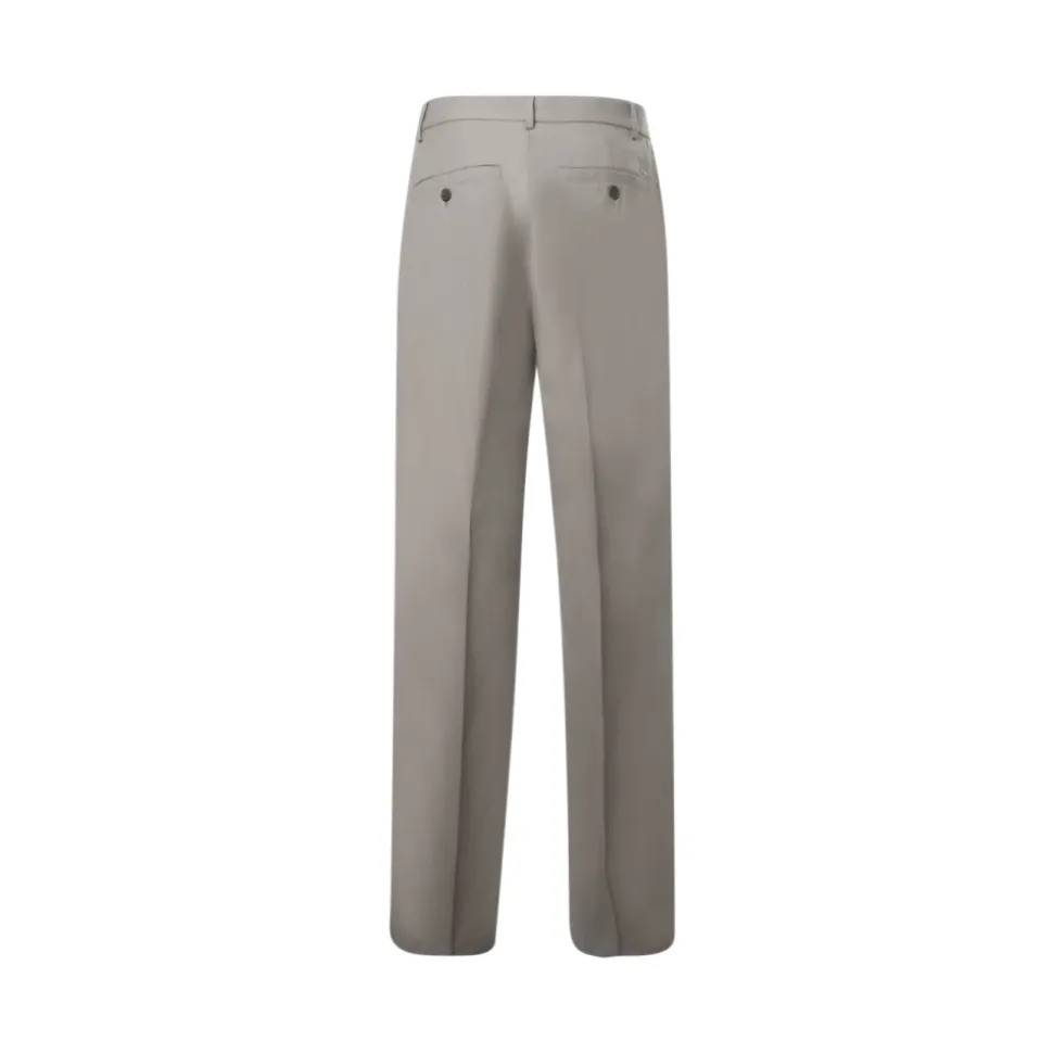 Striped Light Wool Trousers