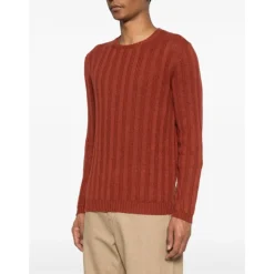 Striped Round-neck Knitwear