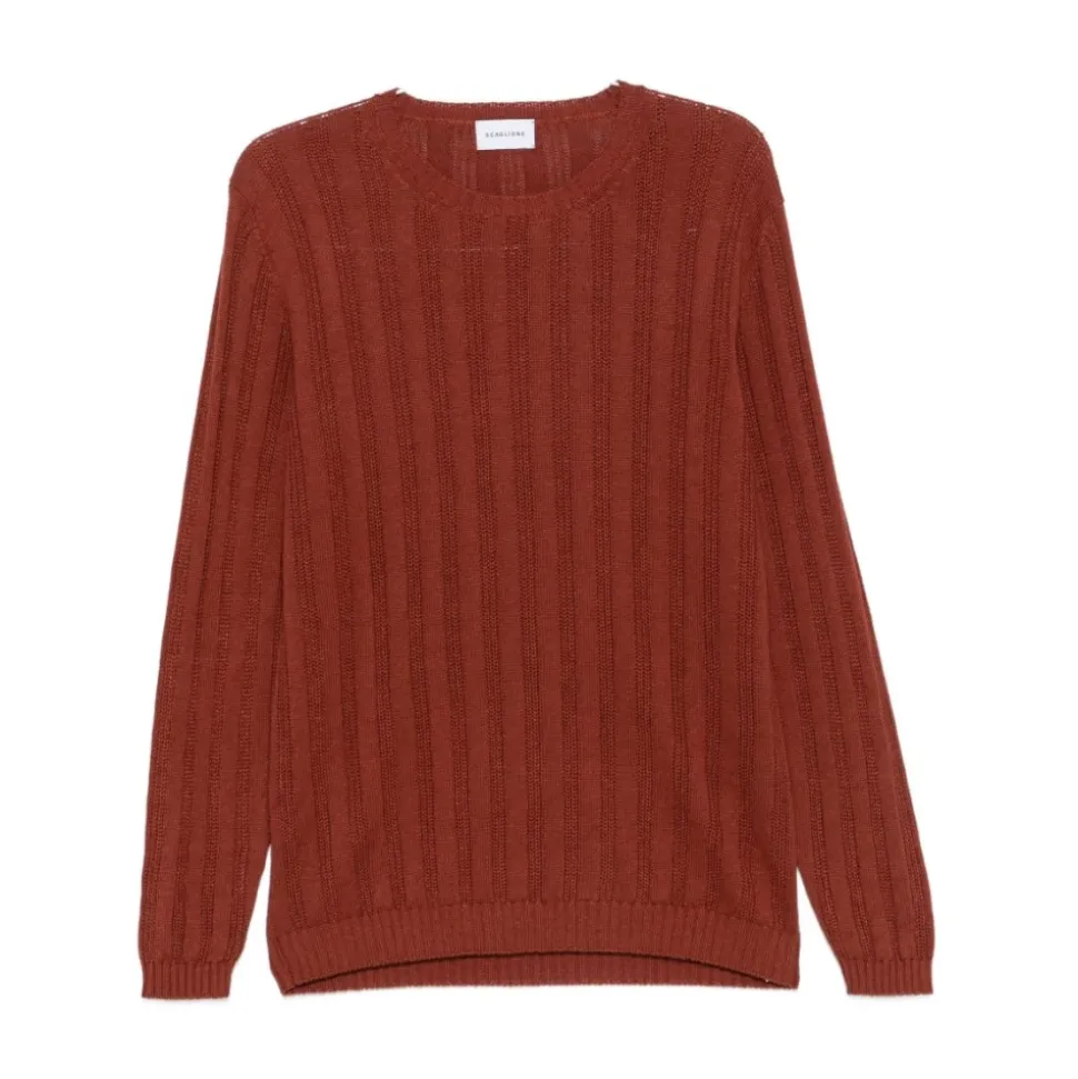 Striped Round-neck Knitwear