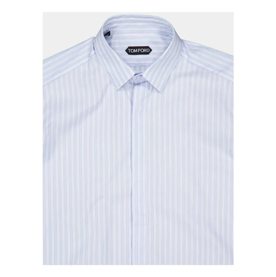 Striped Twill Classic Fit Shirt