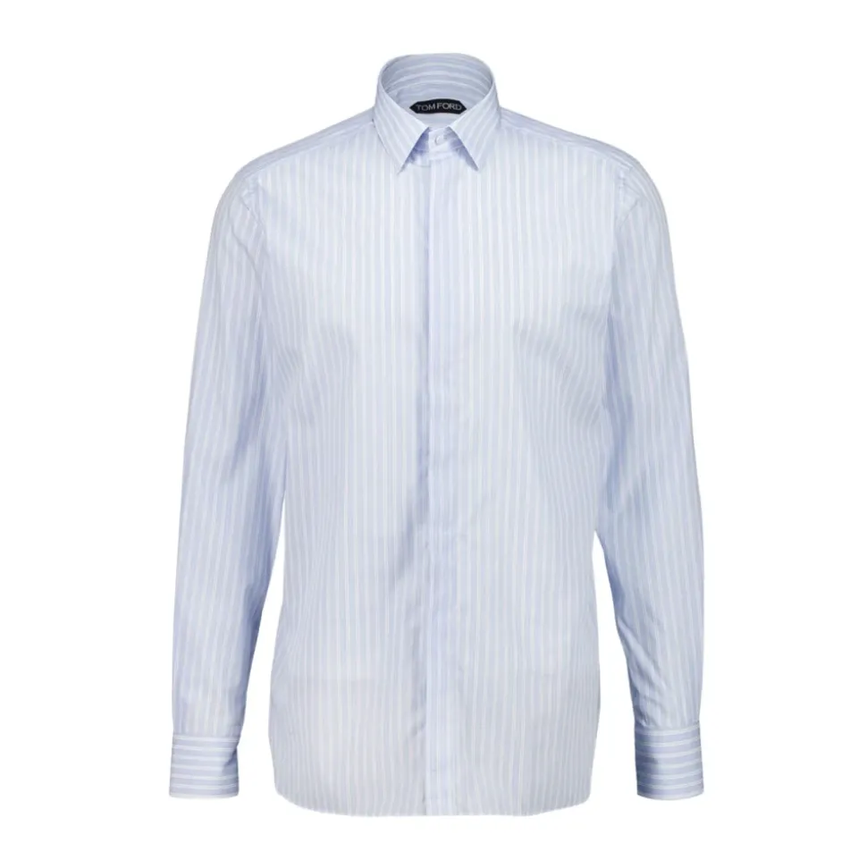 Striped Twill Classic Fit Shirt