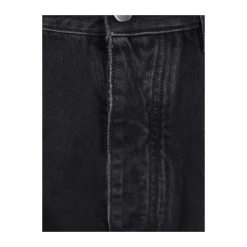 Studded Ripped Wide-leg Jeans