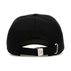 Stylish Black Cotton Baseball Cap
