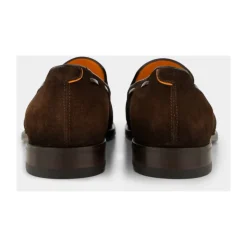 Suede and Leather Tassel Loafers