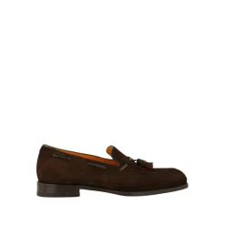 Suede and Leather Tassel Loafers